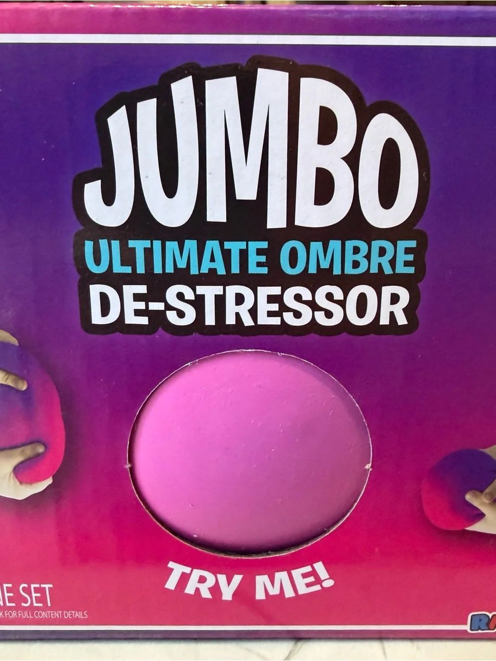 Ultimate Ombre De-Stressor - Pink Stress Ball